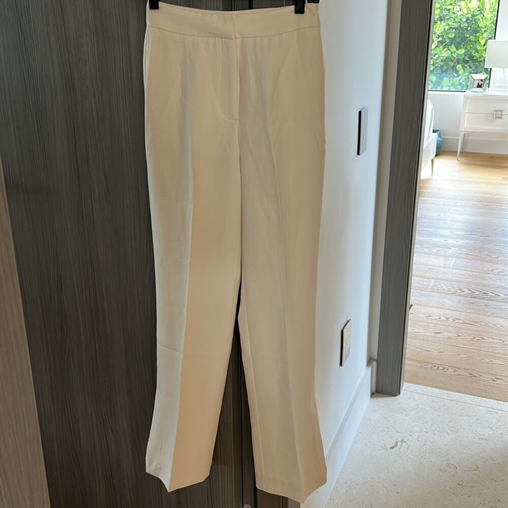 Elegant Cream Women's Lightweight Trouser Pants XL - Picture 2 of 8